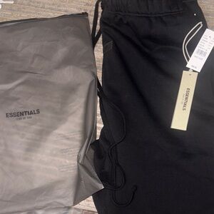 Essentials Fear of God Black Sweatpants